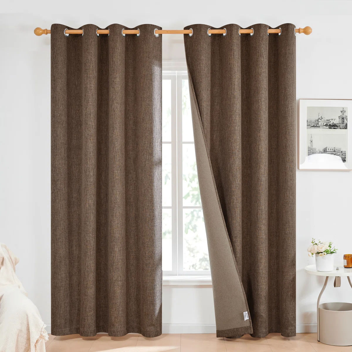 Milay Blackout Grommet Curtain Panel thumbnail 3